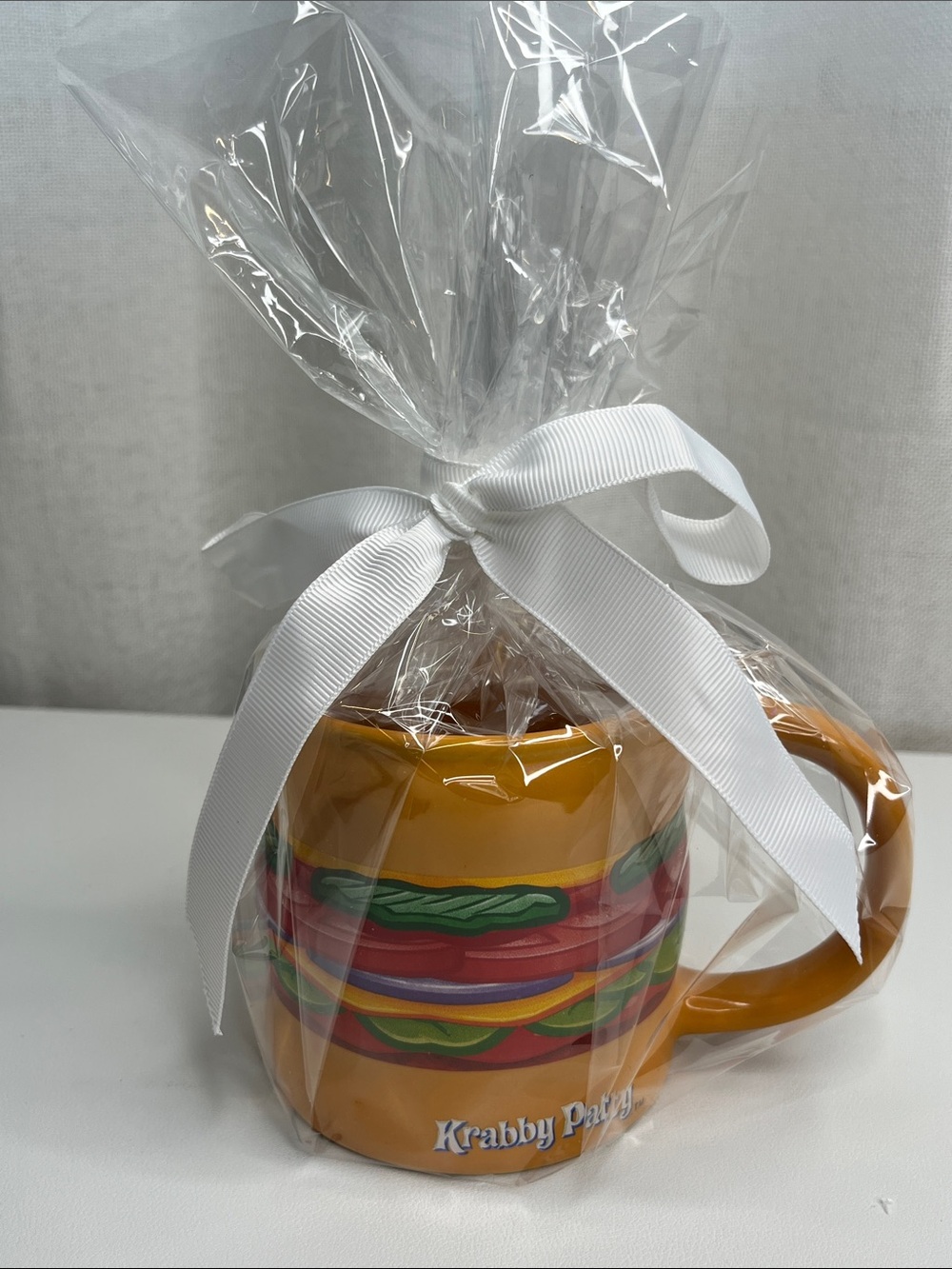 New 2021 SpongeBob SquarePants Nickelodeon KRABBY  PATTY Orange Ceramic Mug